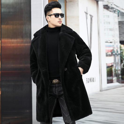 Abrigo Largo de Cachemira para Hombre - Elegancia y Calidez Invernal - Image 2