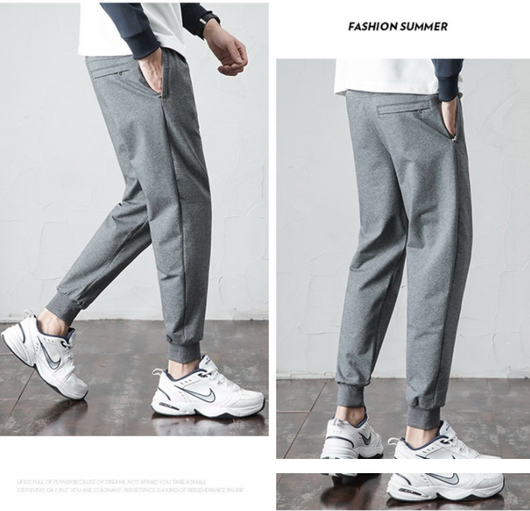 Pantalones de Algodón con Puños Fruncidos - Image 10