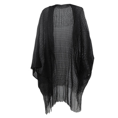 Capa de Viaje Étnica con Rayas Arcoíris para Mujer - Image 18