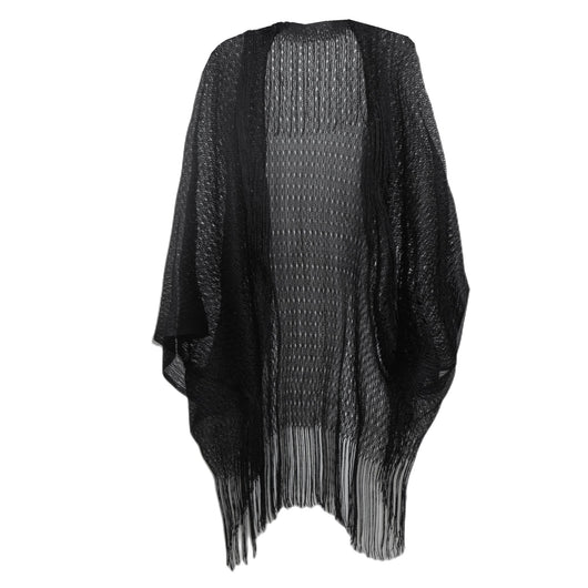 Capa de Viaje Étnica con Rayas Arcoíris para Mujer - Image 18