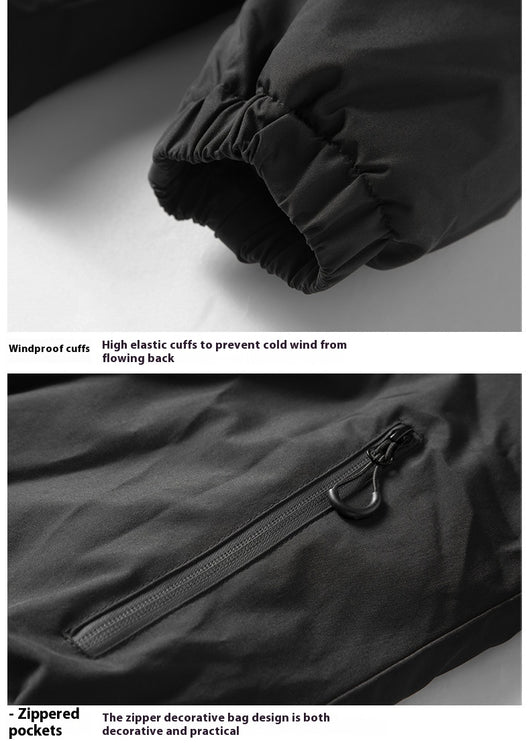 Abrigo Acolchado de Algodón para Parejas - Hombre y Mujer - Image 12