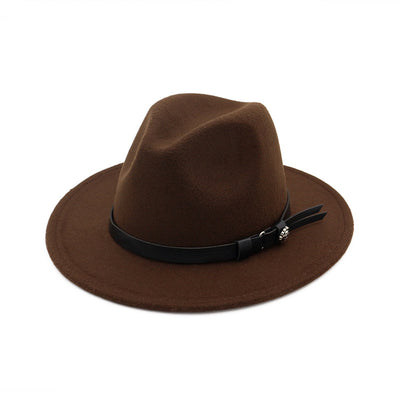 Sombrero Jazz de Ala Recta en Fieltro - Image 17