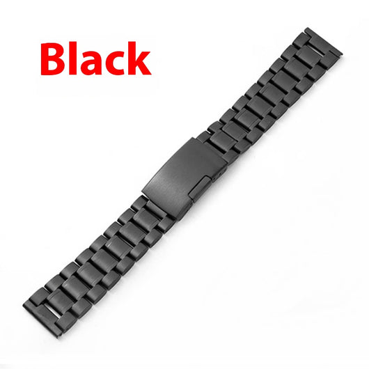 Correa de Reloj 22mm Cinco Eslabones Acero Inoxidable Sólido - Image 19