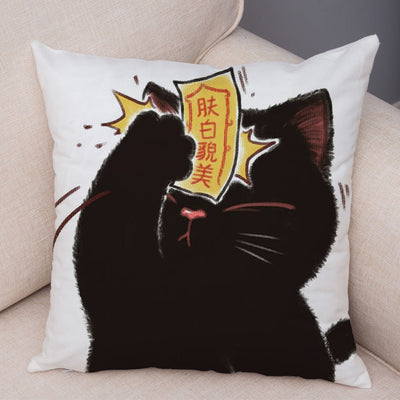 Funda de Almohada de Lino con Estampado Moderno para Sofá y Coche - Image 32