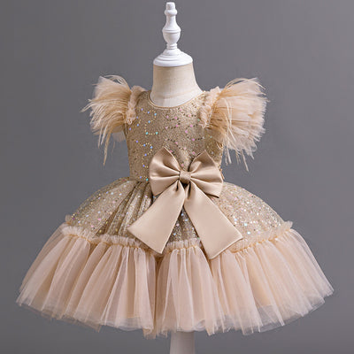 Vestido de Fiesta Infantil con Falda Tul Flores - Colección Verano - Image 8