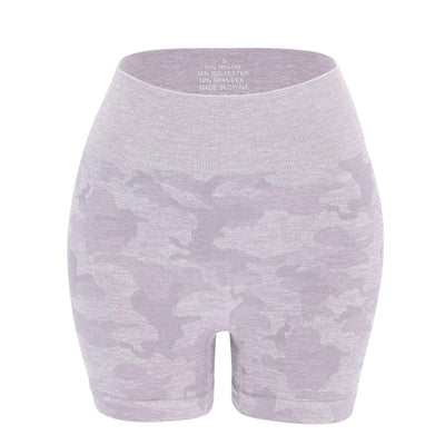 Shorts de Yoga Camuflaje Súper Elásticos sin Costuras - Image 11