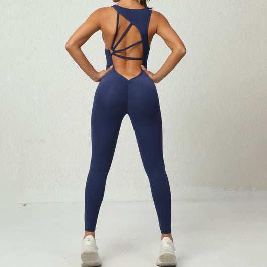 Jumpsuit Deportivo Mujer Espalda en V - Ajuste Perfecto para Yoga y Running - Image 22