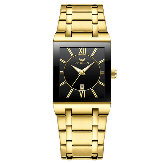 Reloj de Pulsera Cuadrado Impermeable con Calendario y Movimiento de Cuarzo - Image 13