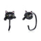 Conjunto de Brincos Cute Kitten Boca Preto b 1PÇ