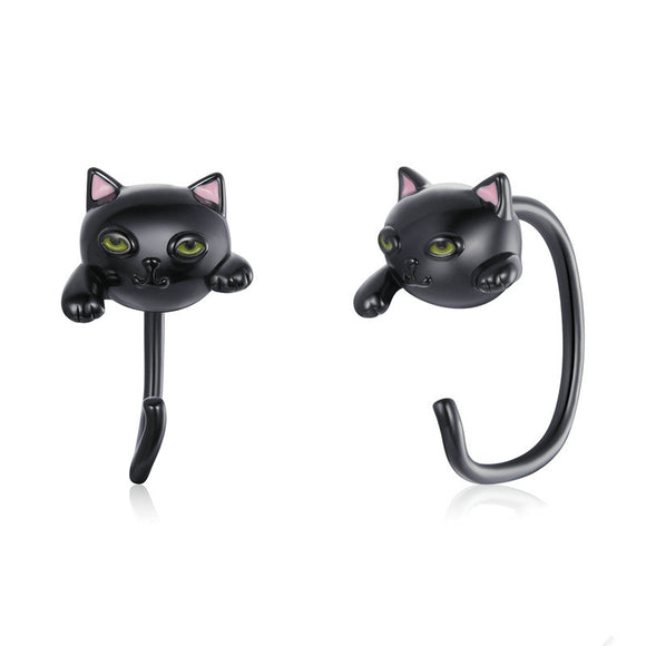 Set de Anillos Piercing Boca de Gatito Adorable