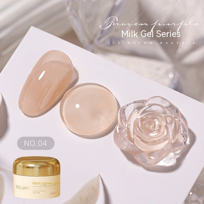 Esmalte UV Gelatina Láctea Color Sólido Efecto Hielo Verano - Image 9