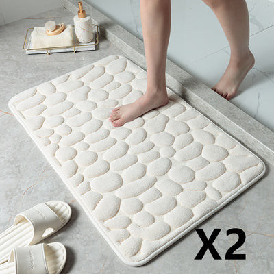 Tapete de Baño Piedra Pebble - Antideslizante para Puerta y Piso - Image 12