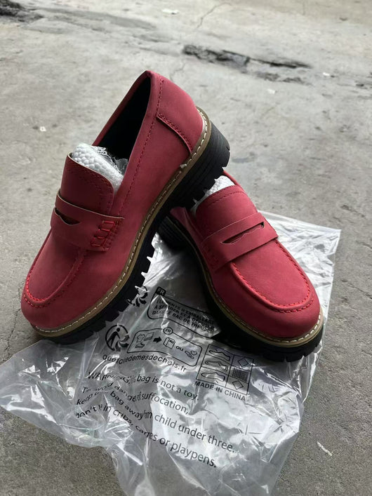 Zapatos Casuales de Cuero para Mujer Talla Grande - Image 10