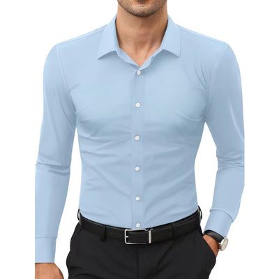 Camisa Social Blanca Elástica Talla Grande Hombre - Bestseller Amazon - Image 24