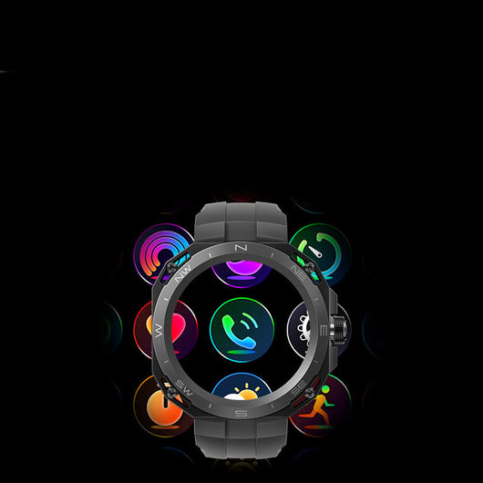 Reloj Inteligente con Monitor de Frecuencia Cardíaca, Oxígeno y Llamadas