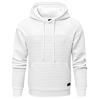 Chaqueta Sudadera Deportiva Talla Grande con Forro Polar y Diseño Patchwork Cuadros - Image 16