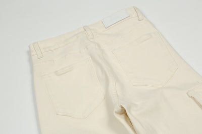 Pantalón Ancho de Cintura Alta Casual Holgado - Image 12