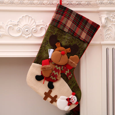Set de Calcetines Navideños con Adornos Santa y Árbol - Bolsa de Regalo - Image 17