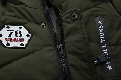 Chaqueta Acolchada con Capucha y Estampado para Niños - Image 13