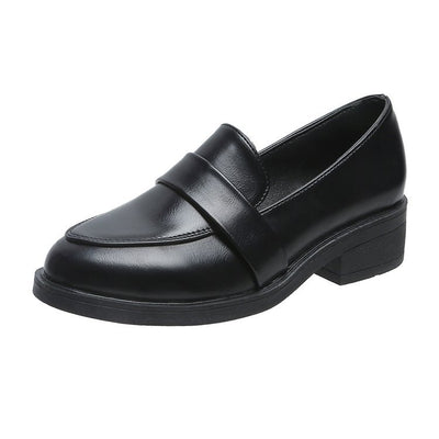 Zapatos Casuales de Tacón Grueso y Punta Afilada para Mujer - Image 13
