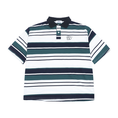 Polo Deportivo de Rayas Contrastantes para Hombre