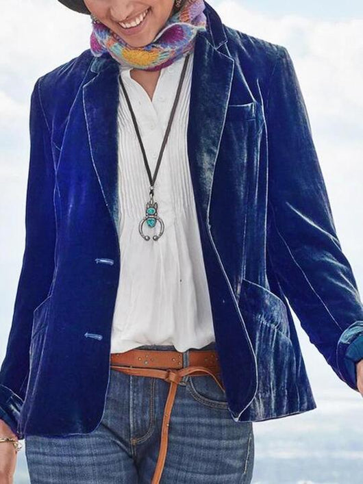 Blazer Elegante para Otoño e Invierno - Chaqueta Sastre Ajustada para Mujer - Image 6