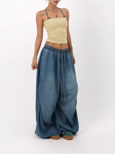 Jeans Vintage Cintura Alta Pierna Ancha Suelta - Image 10