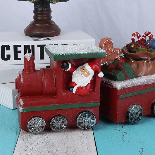 Tren Navideño de Resina Artesanal - Image 3
