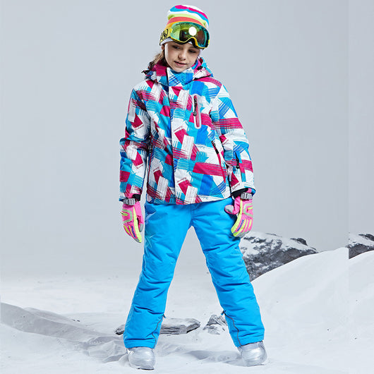 Chaqueta Impermeable para Esquí Infantil - Diseño Versátil para Tabla Simple y Doble - Image 13
