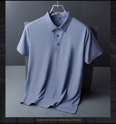 Camiseta Manga Corta Transpirable con Solapa para Hombre - Image 5