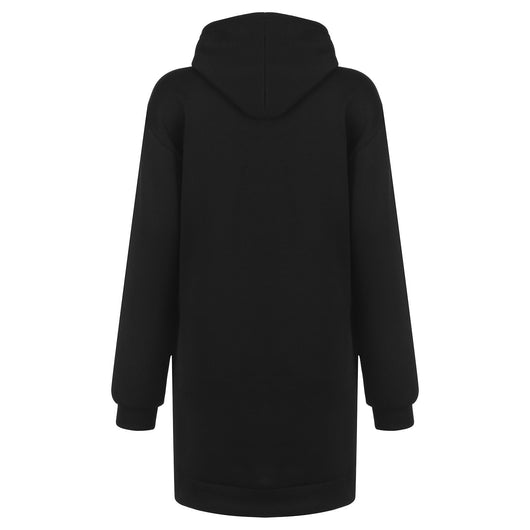 Suéter Vestido Holgado de Color Sólido con Mangas Largas - Image 20