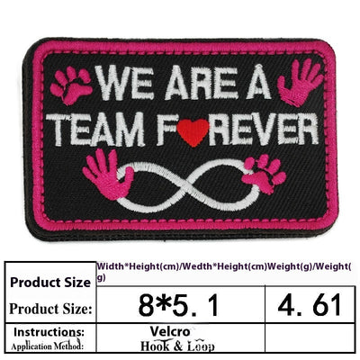 Accesorios para Perros con Bordado y Velcro - Pegatinas Decorativas Personalizables - Image 17