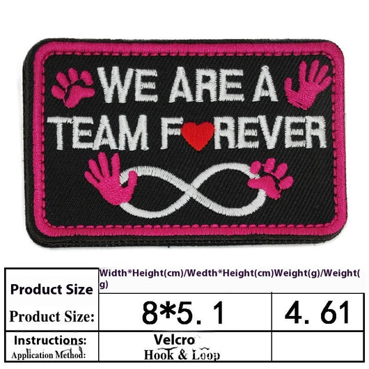 Accesorios para Perros con Bordado y Velcro - Pegatinas Decorativas Personalizables - Image 17