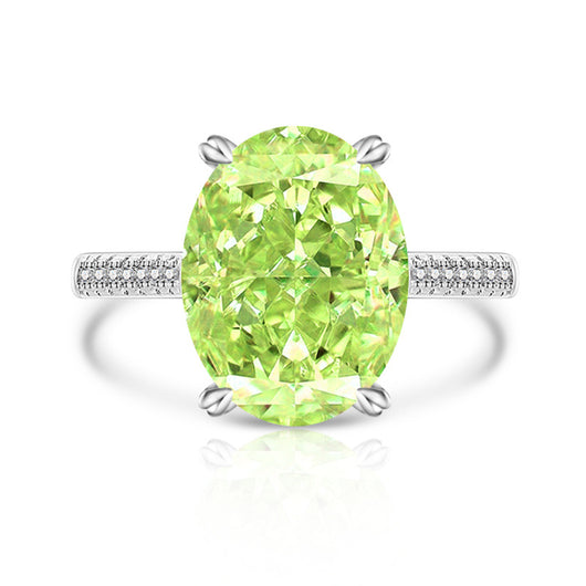 Anillo Versátil de Diamante Hielo Floral en Carbono Alto para Mujer - Image 48