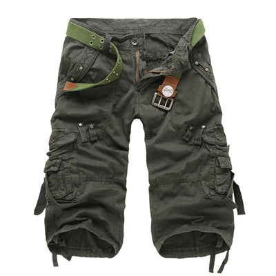 Pantalones Cargo Holgados con Múltiples Bolsillos para Hombre - Image 17