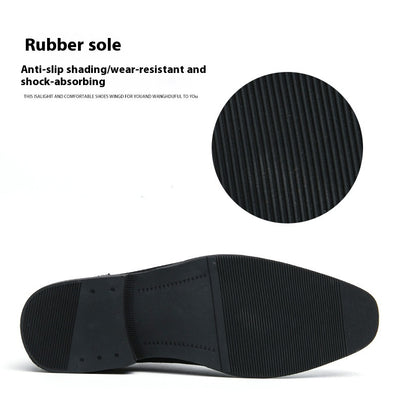 Zapatos de Negocios Cuero Premium con Suela Elevada y Punta Redonda - Image 18