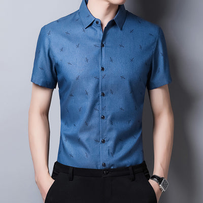 Camisa Ejecutiva de Algodón para Hombre - Manga Corta - Image 5