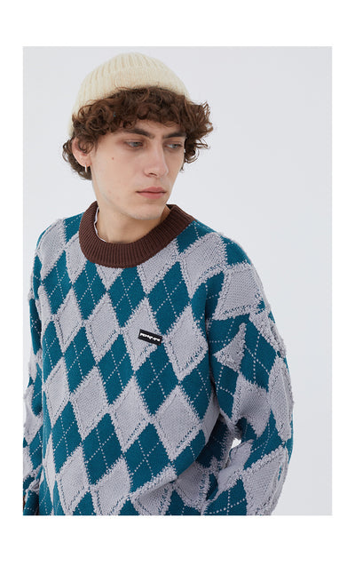 Suéter de Punto Británico para Mujer - Tendencia de Pareja - Image 18
