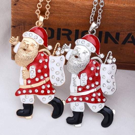 Cadena Larga para Suéter Navideño Estilo Europeo y Americano