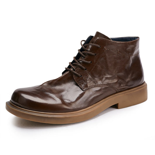 Botas Martin Altas Casuales Ejecutivas con Patrón Grab para Hombre - Image 2