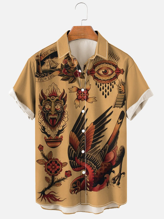 Playera Estampada 3D Digital para Hombre Talla Grande - Image 5