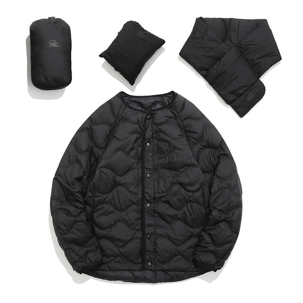 Chaqueta Acolchada Casual Onda para Parejas
