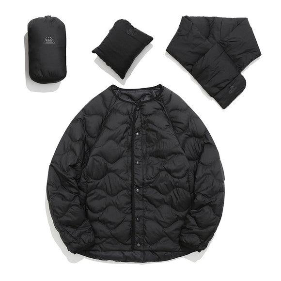 Chaqueta Acolchada Casual Onda para Parejas