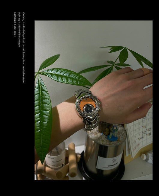 Reloj de Diseño Moderno para Hombre - Estilo Vanguardista sin Mecanismo - Image 6