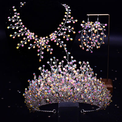 Corona Nupcial de Cristal Hecha a Mano - Tiara Exquisita para Novia - Image 12