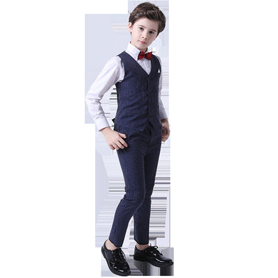 Conjunto de Verano para Niños: Chaleco y Pantalón a Rayas - Image 5
