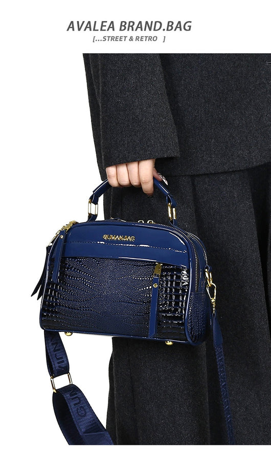 Bolso Mamá Grande de Capacidad Amplia - Bolsa Práctica Mujer Color Sólido - Image 18