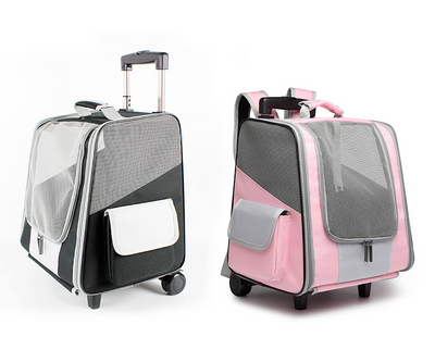 Mochila Transportadora Respirable para Mascotas con Ruedas - Image 9