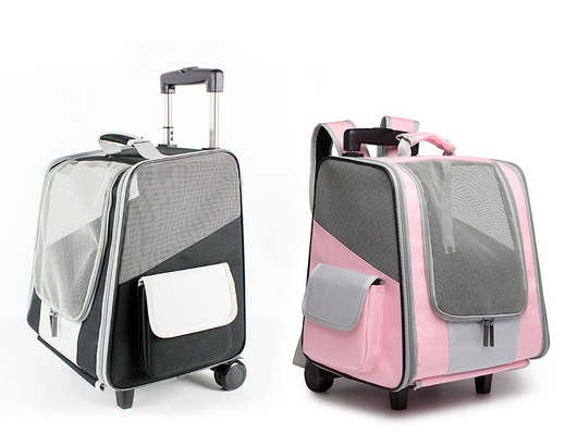 Mochila Transportadora Respirable para Mascotas con Ruedas - Image 9