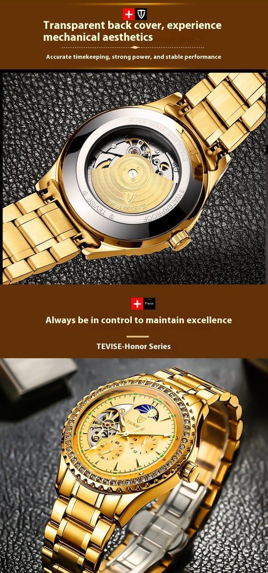 Reloj Mecánico Automático Versátil para Hombre - Image 9